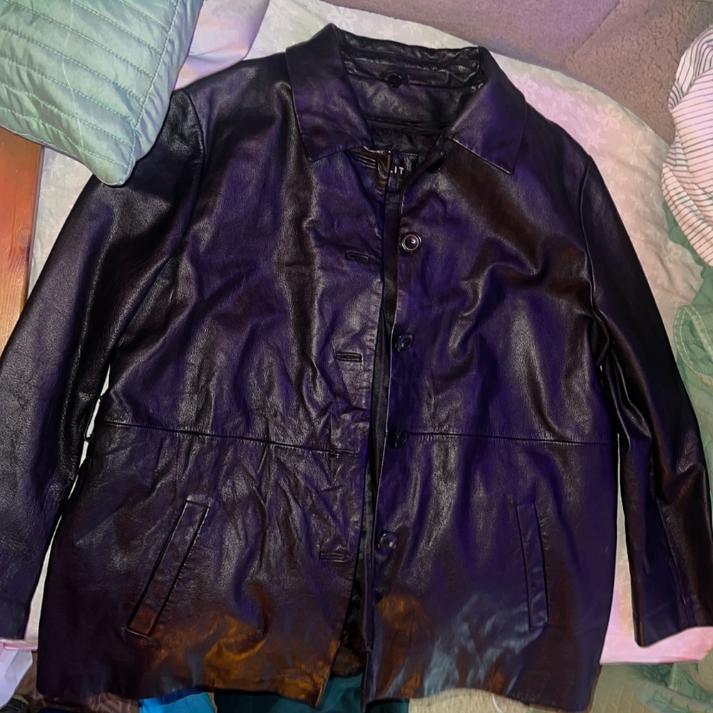 Winlit women’s leather jacket vintage lightly worn